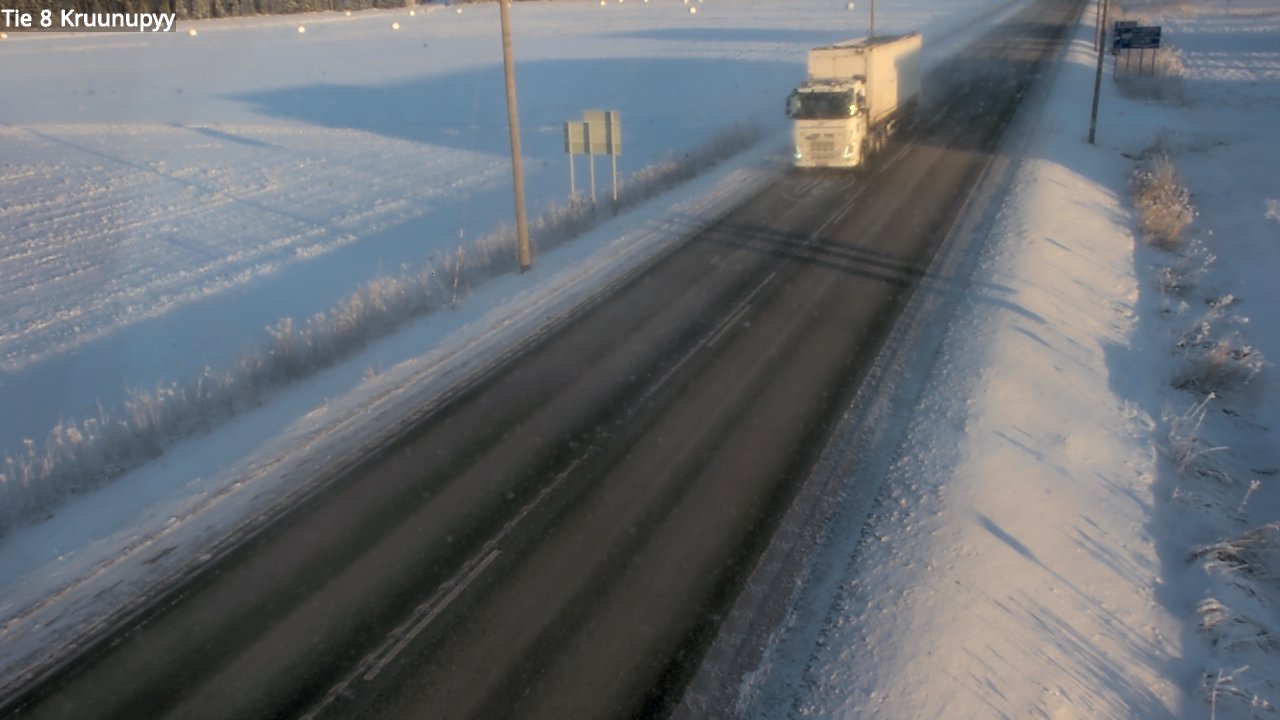 Weather Camera Image Road 8 Kruunupyy, Kruunupyy, Pohjanmaa
