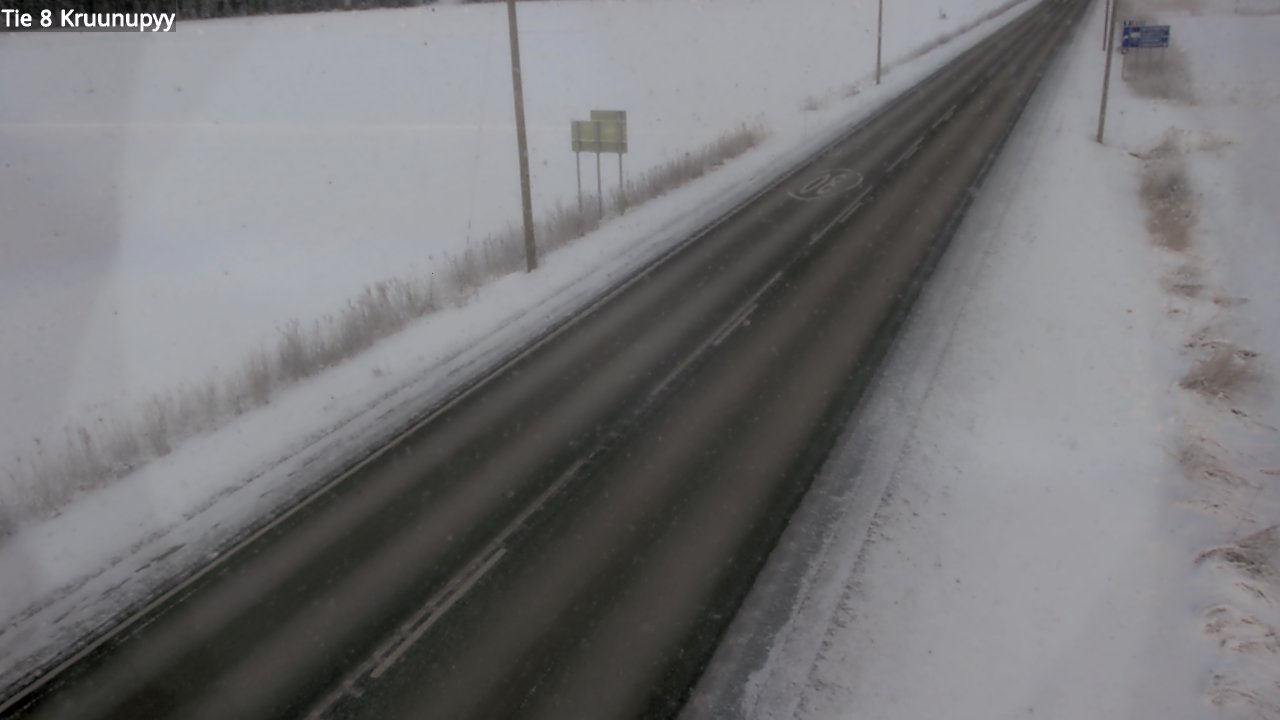 Weather Camera Image Road 8 Kruunupyy, Kruunupyy, Pohjanmaa