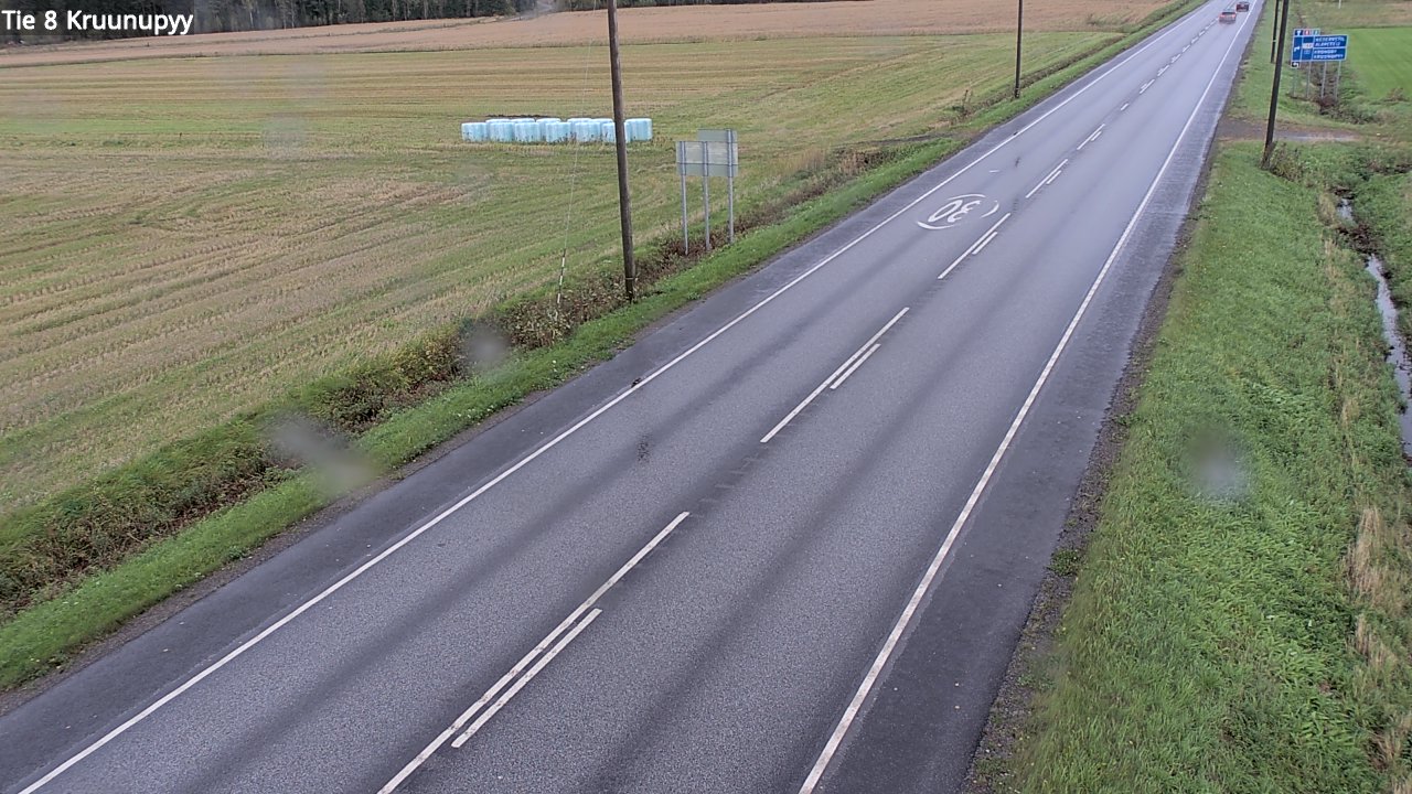 Weather Camera Image Road 8 Kruunupyy, Kruunupyy, Pohjanmaa