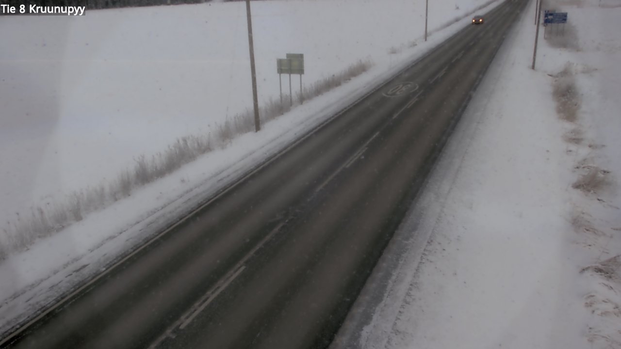 Weather Camera Image Road 8 Kruunupyy, Kruunupyy, Pohjanmaa