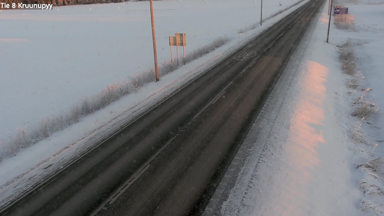 Weather Camera Image Road 8 Kruunupyy, Kruunupyy, Pohjanmaa