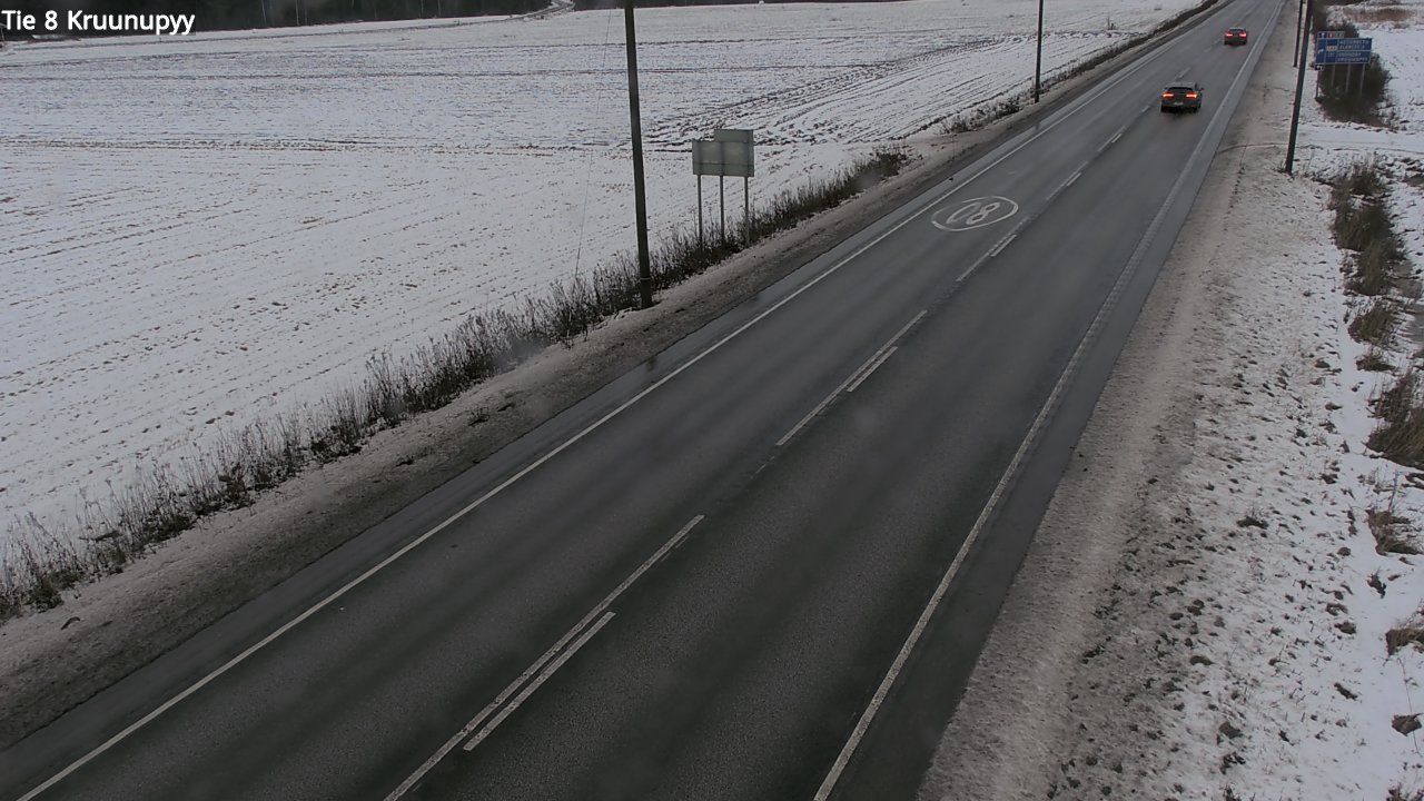 Weather Camera Image Road 8 Kruunupyy, Kruunupyy, Pohjanmaa
