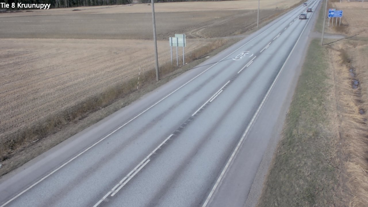 Weather Camera Image Road 8 Kruunupyy, Kruunupyy, Pohjanmaa