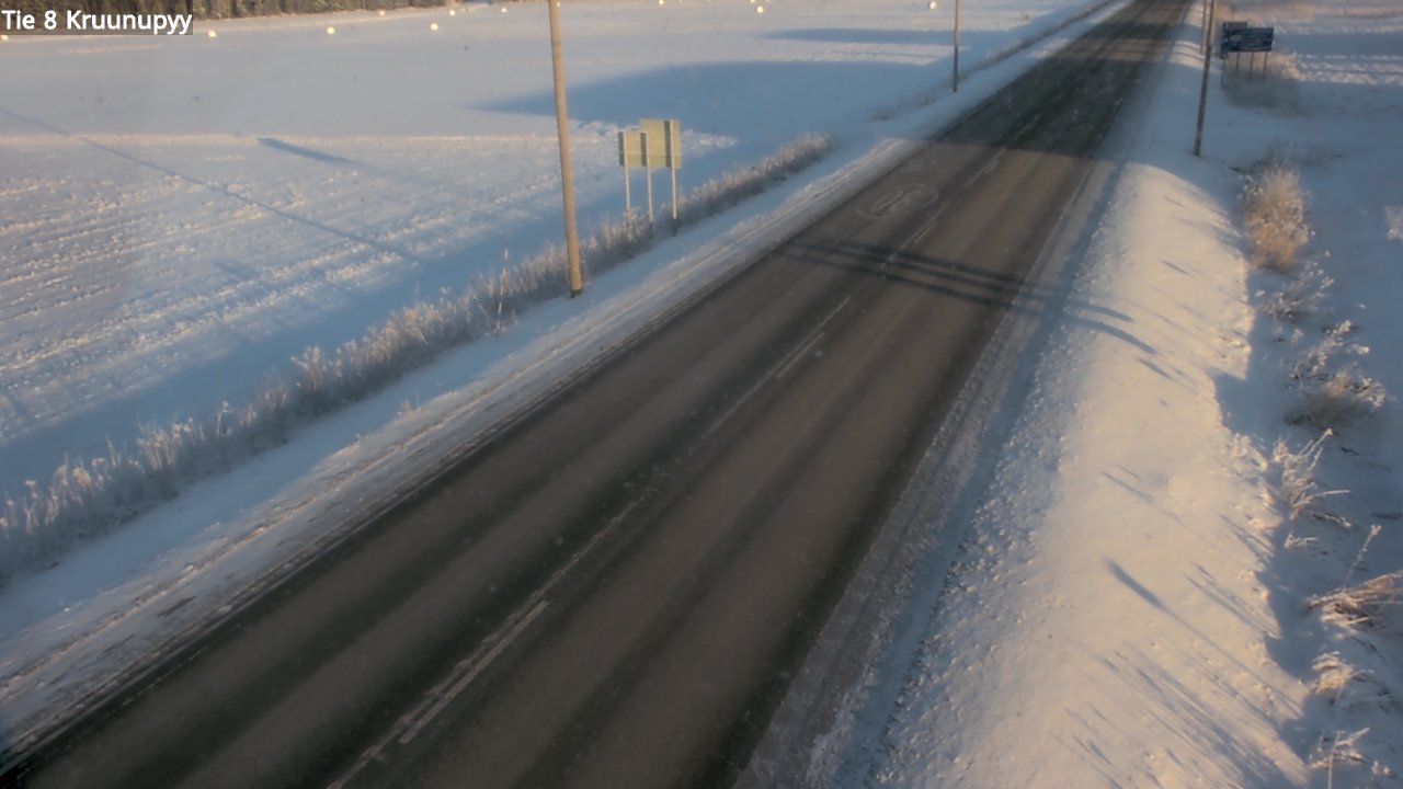 Weather Camera Image Road 8 Kruunupyy, Kruunupyy, Pohjanmaa