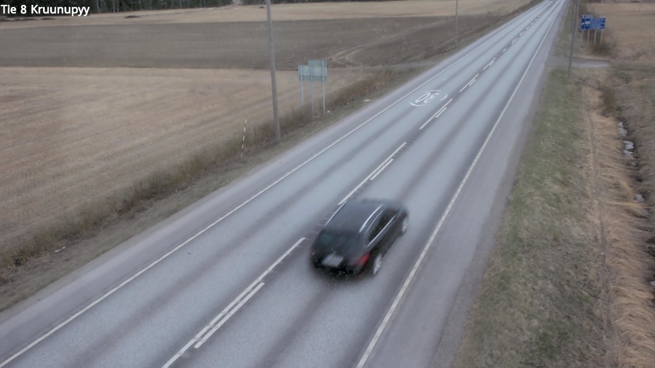 Weather Camera Image Väg 8 Kronoby, Kruunupyy, Pohjanmaa