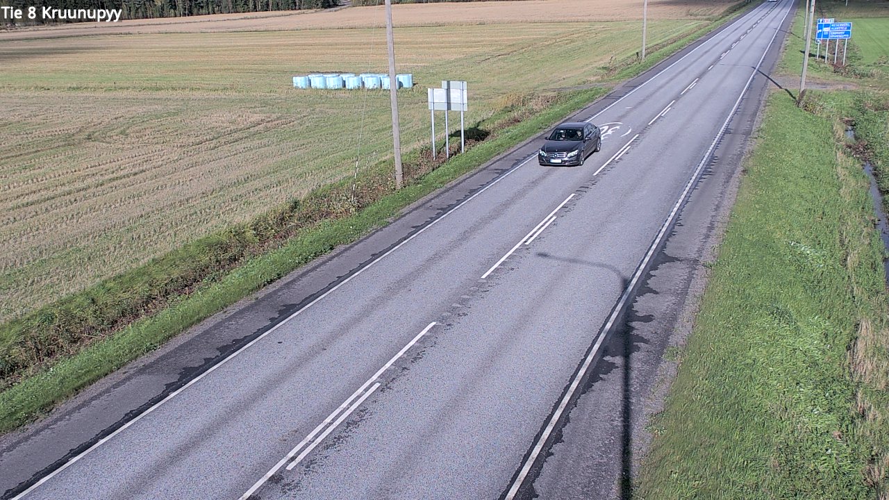 Weather Camera Image Väg 8 Kronoby, Kruunupyy, Pohjanmaa