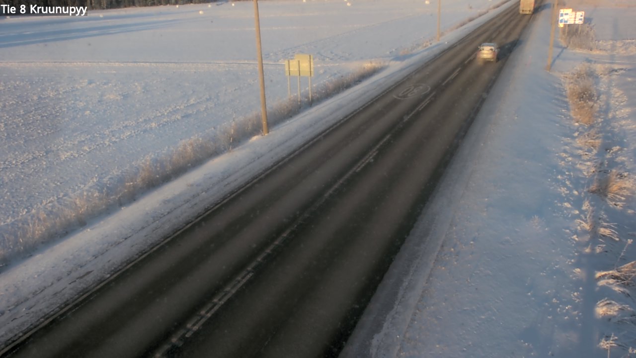 Weather Camera Image Road 8 Kruunupyy, Kruunupyy, Pohjanmaa