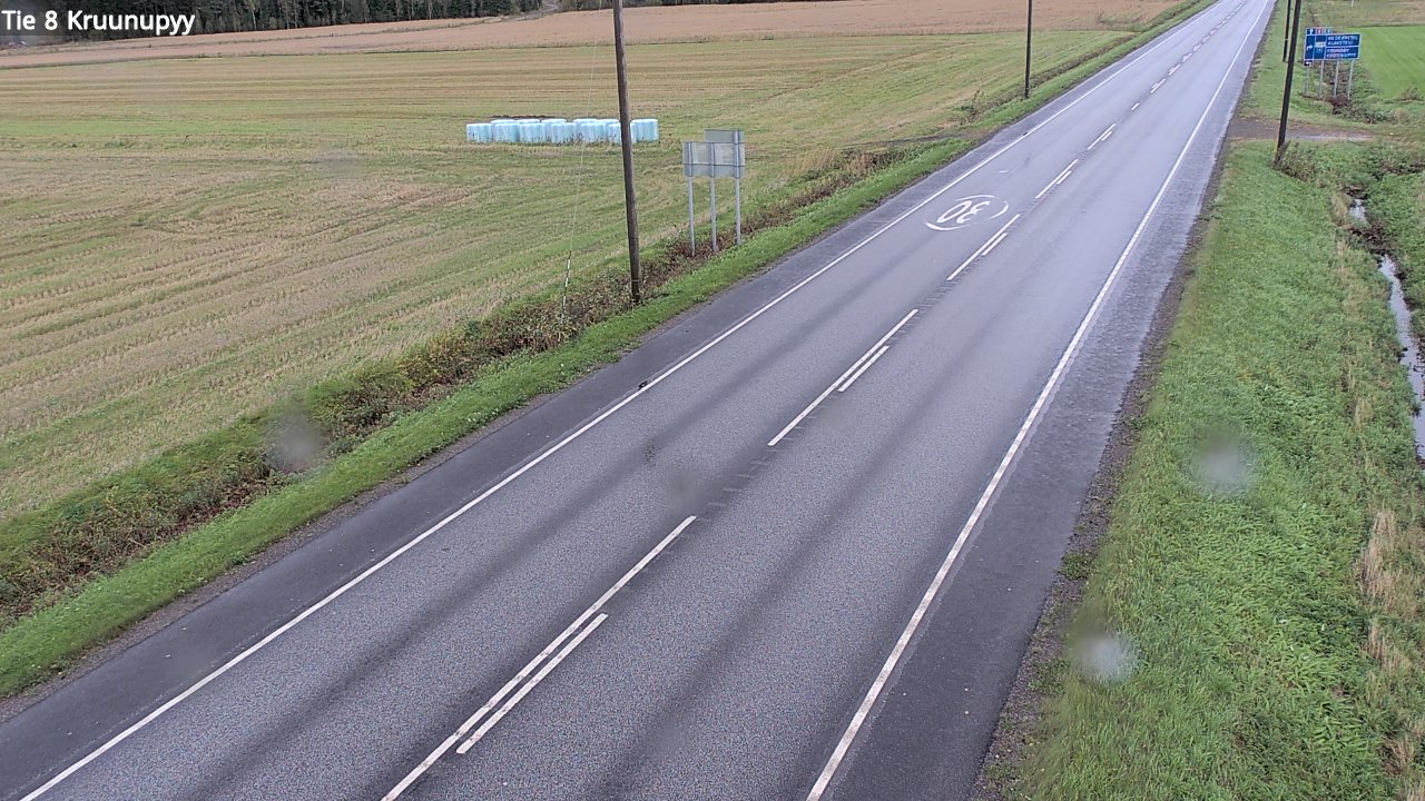 Weather Camera Image Road 8 Kruunupyy, Kruunupyy, Pohjanmaa