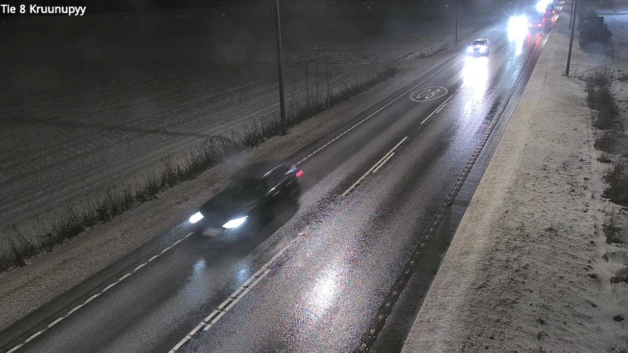 Weather Camera Image Väg 8 Kronoby, Kruunupyy, Pohjanmaa