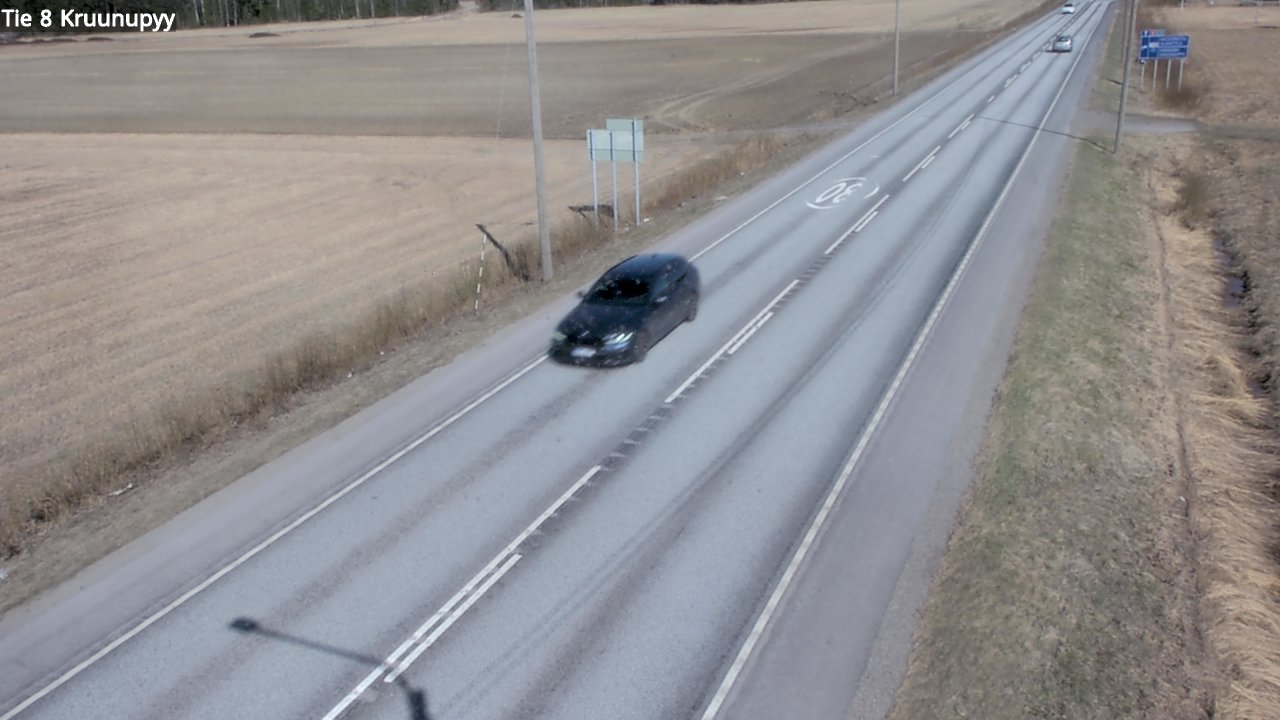 Weather Camera Image Road 8 Kruunupyy, Kruunupyy, Pohjanmaa