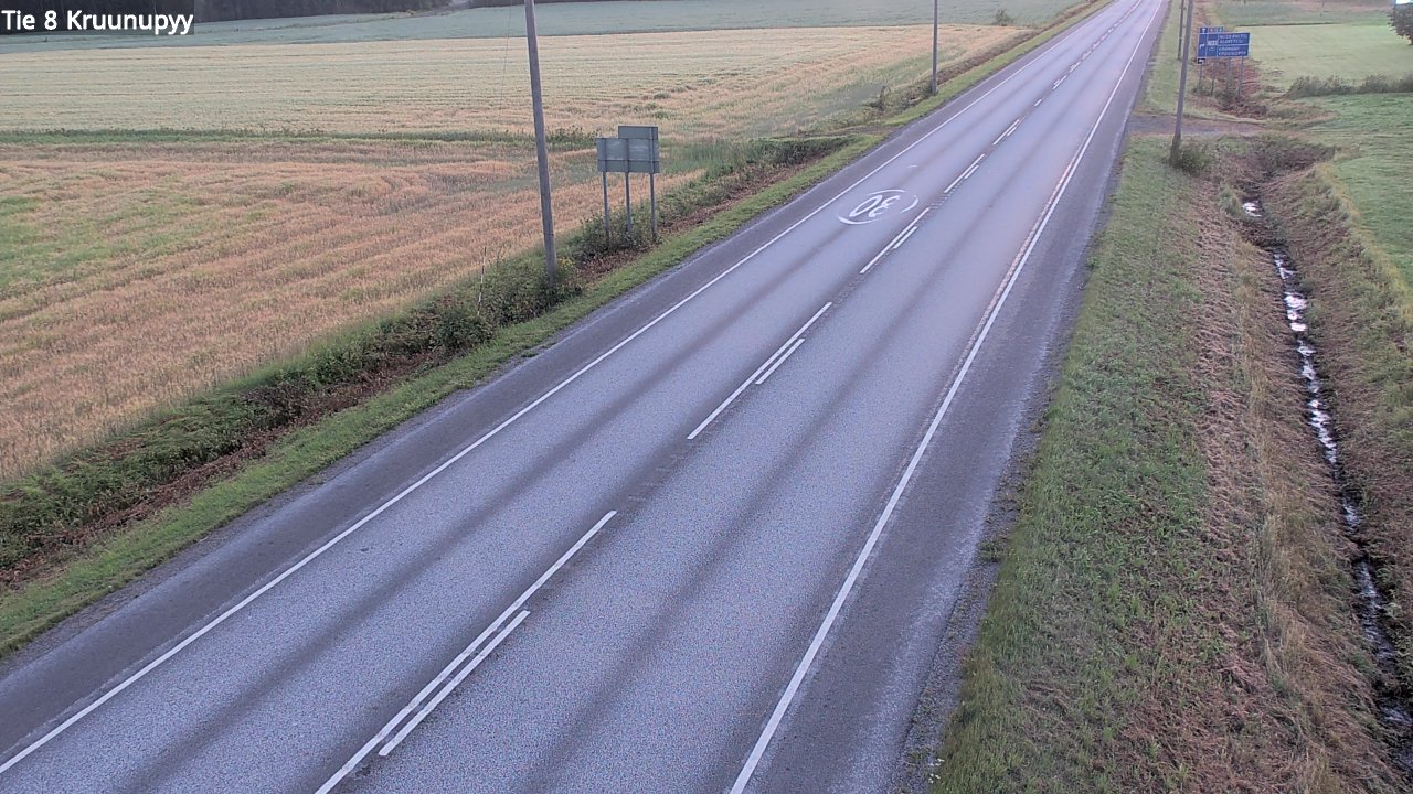 Weather Camera Image Road 8 Kruunupyy, Kruunupyy, Pohjanmaa