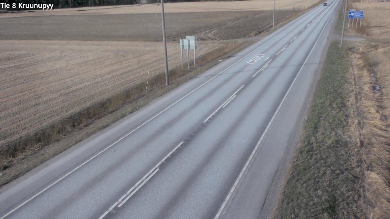Weather Camera Image Road 8 Kruunupyy, Kruunupyy, Pohjanmaa