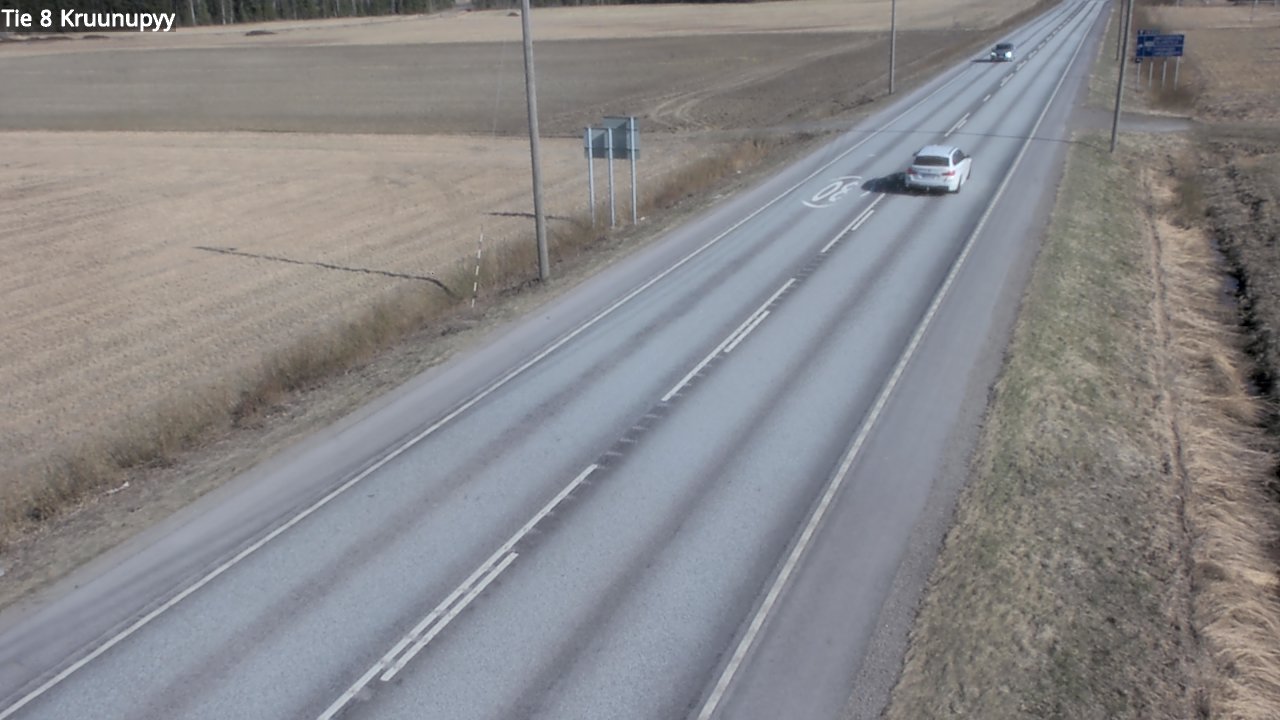 Weather Camera Image Road 8 Kruunupyy, Kruunupyy, Pohjanmaa