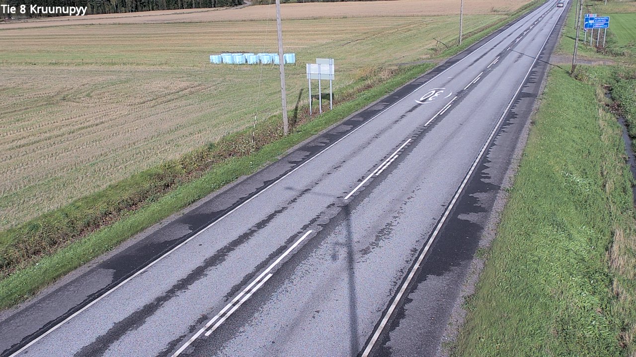 Weather Camera Image Väg 8 Kronoby, Kruunupyy, Pohjanmaa