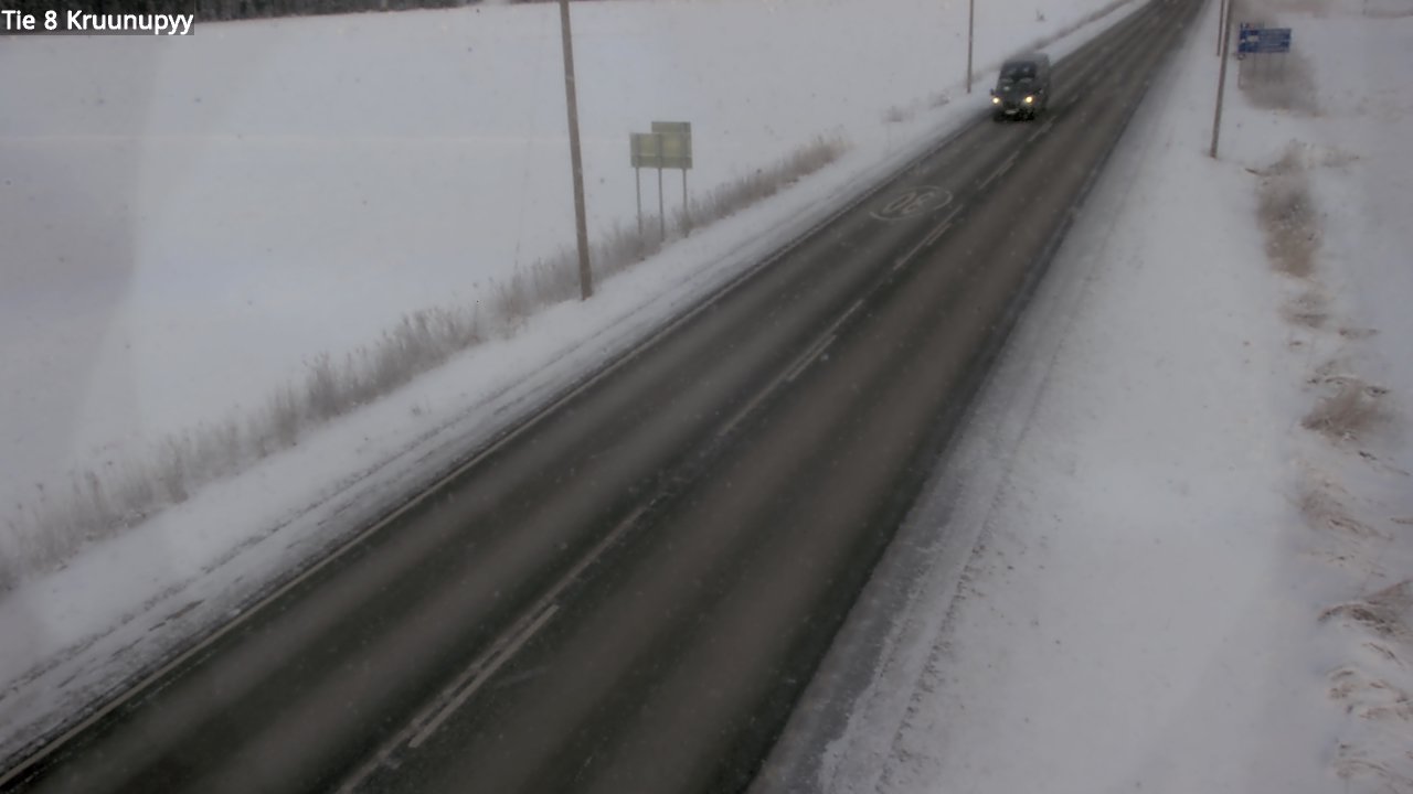 Weather Camera Image Road 8 Kruunupyy, Kruunupyy, Pohjanmaa