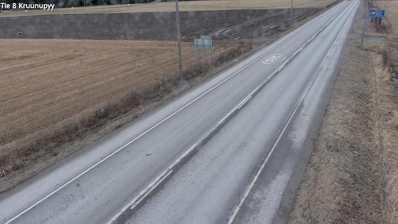 Weather Camera Image Road 8 Kruunupyy, Kruunupyy, Pohjanmaa