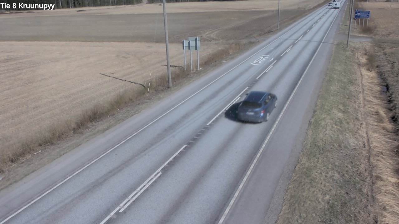 Weather Camera Image Road 8 Kruunupyy, Kruunupyy, Pohjanmaa