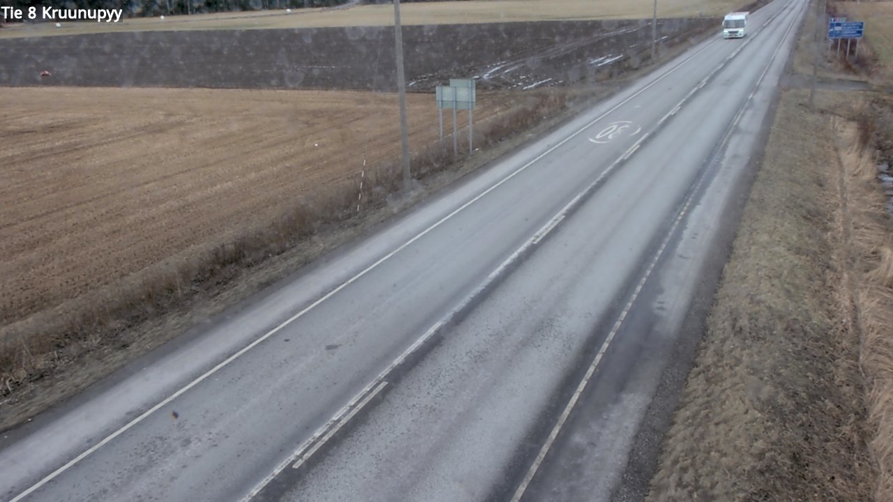 Weather Camera Image Väg 8 Kronoby, Kruunupyy, Pohjanmaa