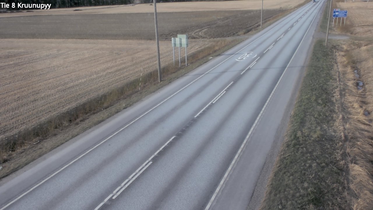 Weather Camera Image Road 8 Kruunupyy, Kruunupyy, Pohjanmaa