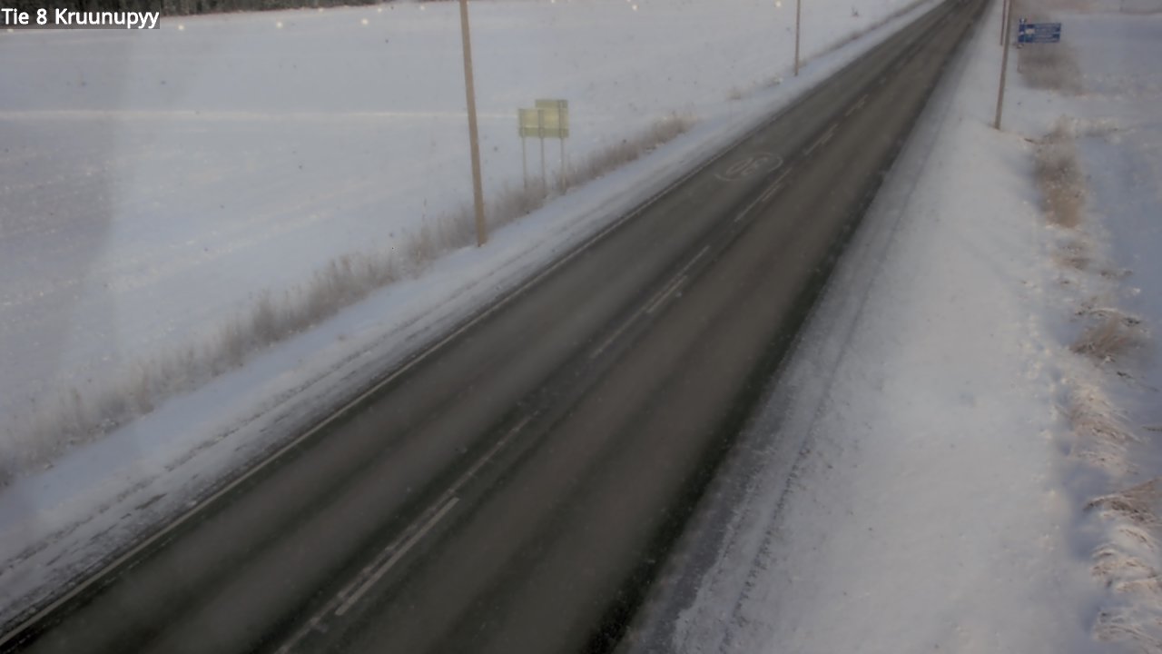 Weather Camera Image Road 8 Kruunupyy, Kruunupyy, Pohjanmaa