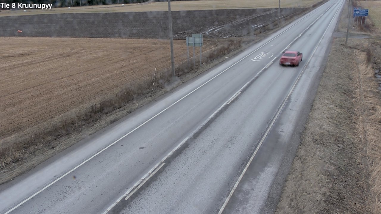 Weather Camera Image Road 8 Kruunupyy, Kruunupyy, Pohjanmaa