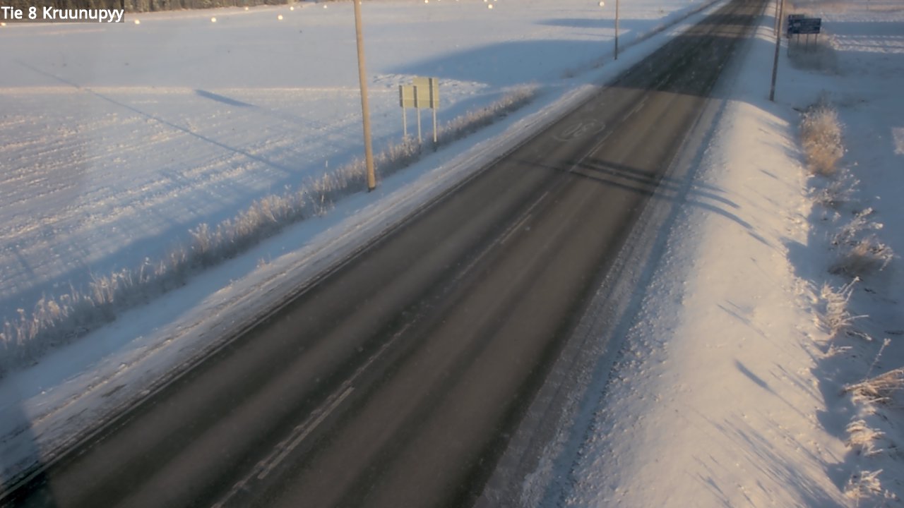 Weather Camera Image Road 8 Kruunupyy, Kruunupyy, Pohjanmaa