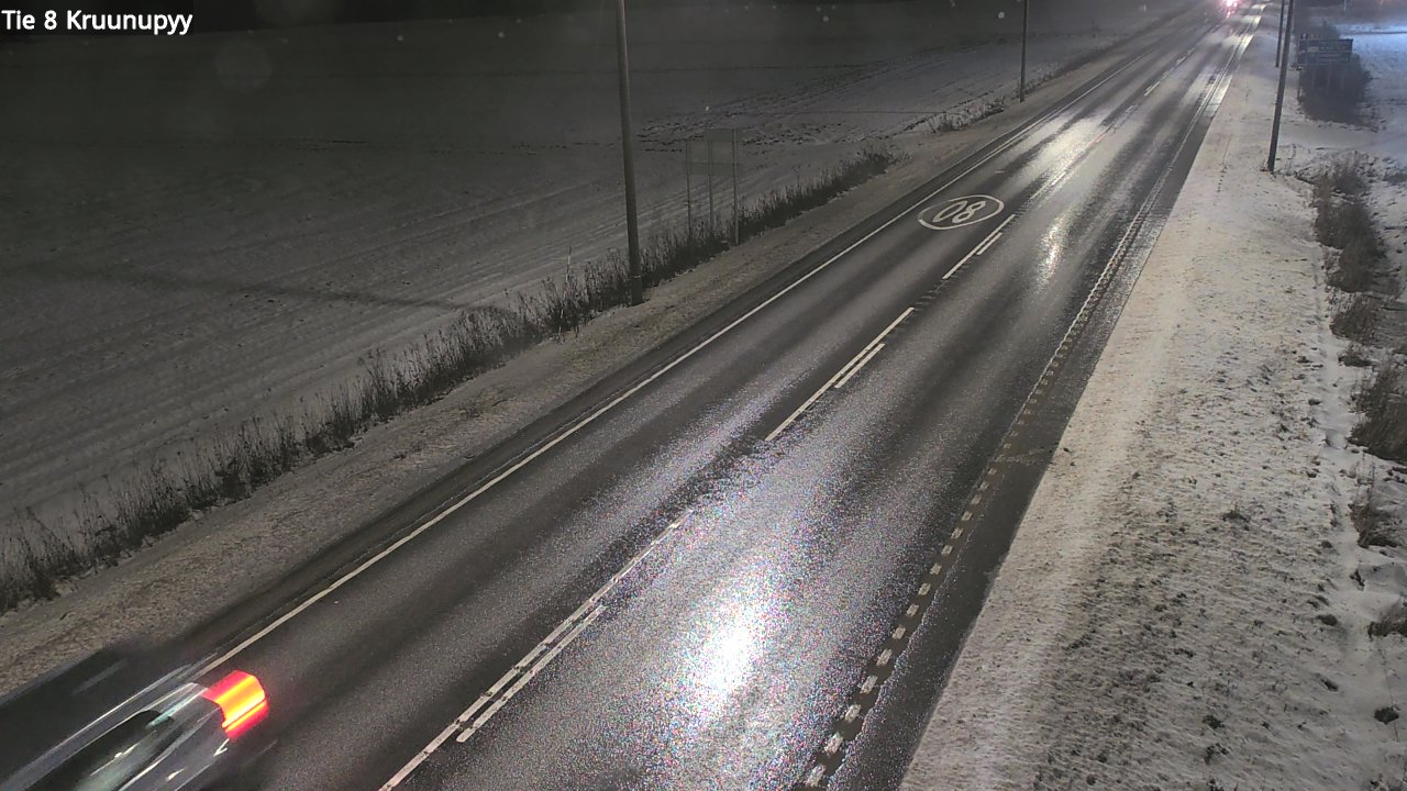 Weather Camera Image Väg 8 Kronoby, Kruunupyy, Pohjanmaa