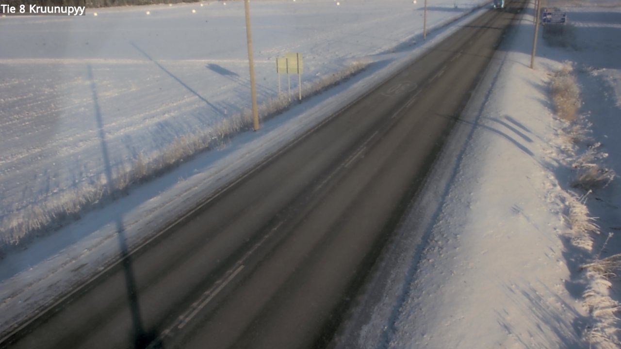 Weather Camera Image Road 8 Kruunupyy, Kruunupyy, Pohjanmaa