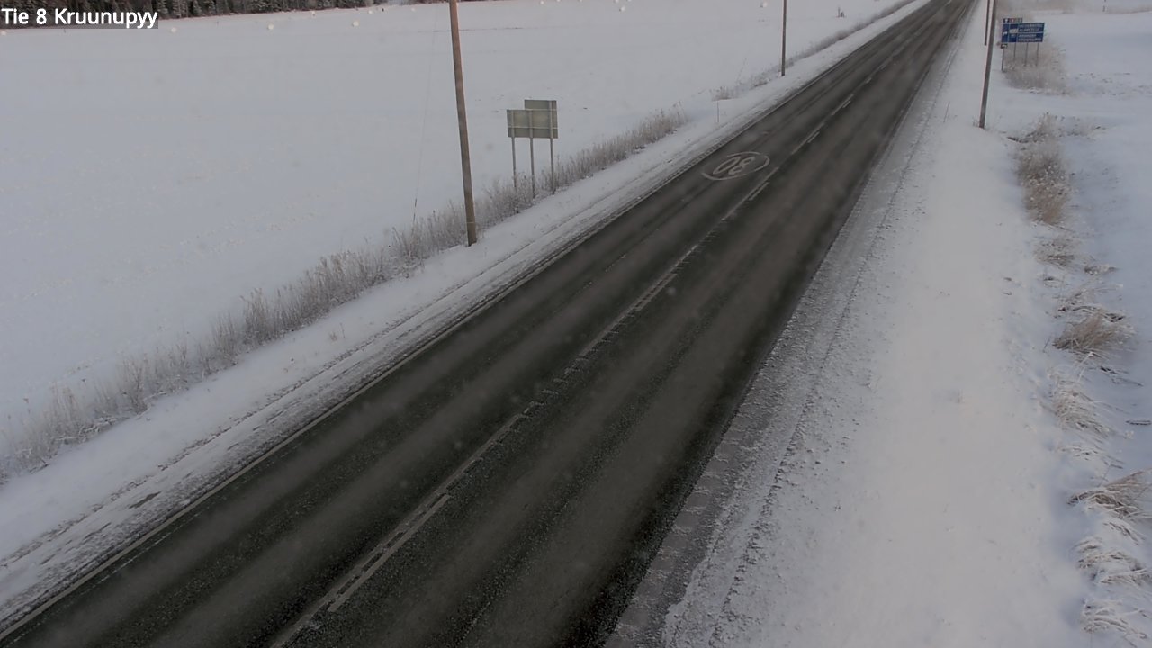 Weather Camera Image Road 8 Kruunupyy, Kruunupyy, Pohjanmaa