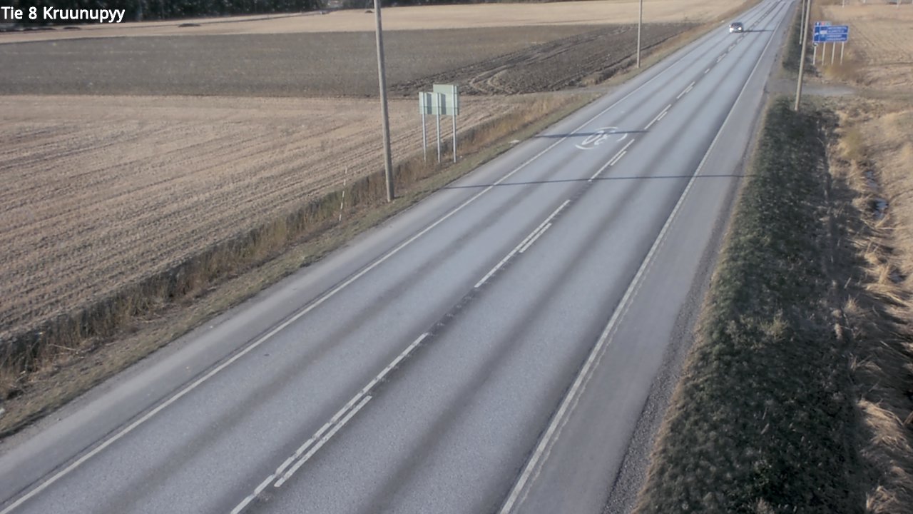 Weather Camera Image Road 8 Kruunupyy, Kruunupyy, Pohjanmaa