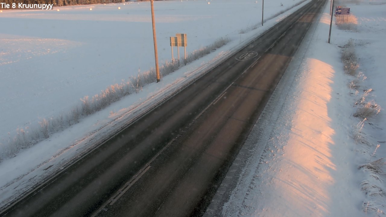 Weather Camera Image Road 8 Kruunupyy, Kruunupyy, Pohjanmaa