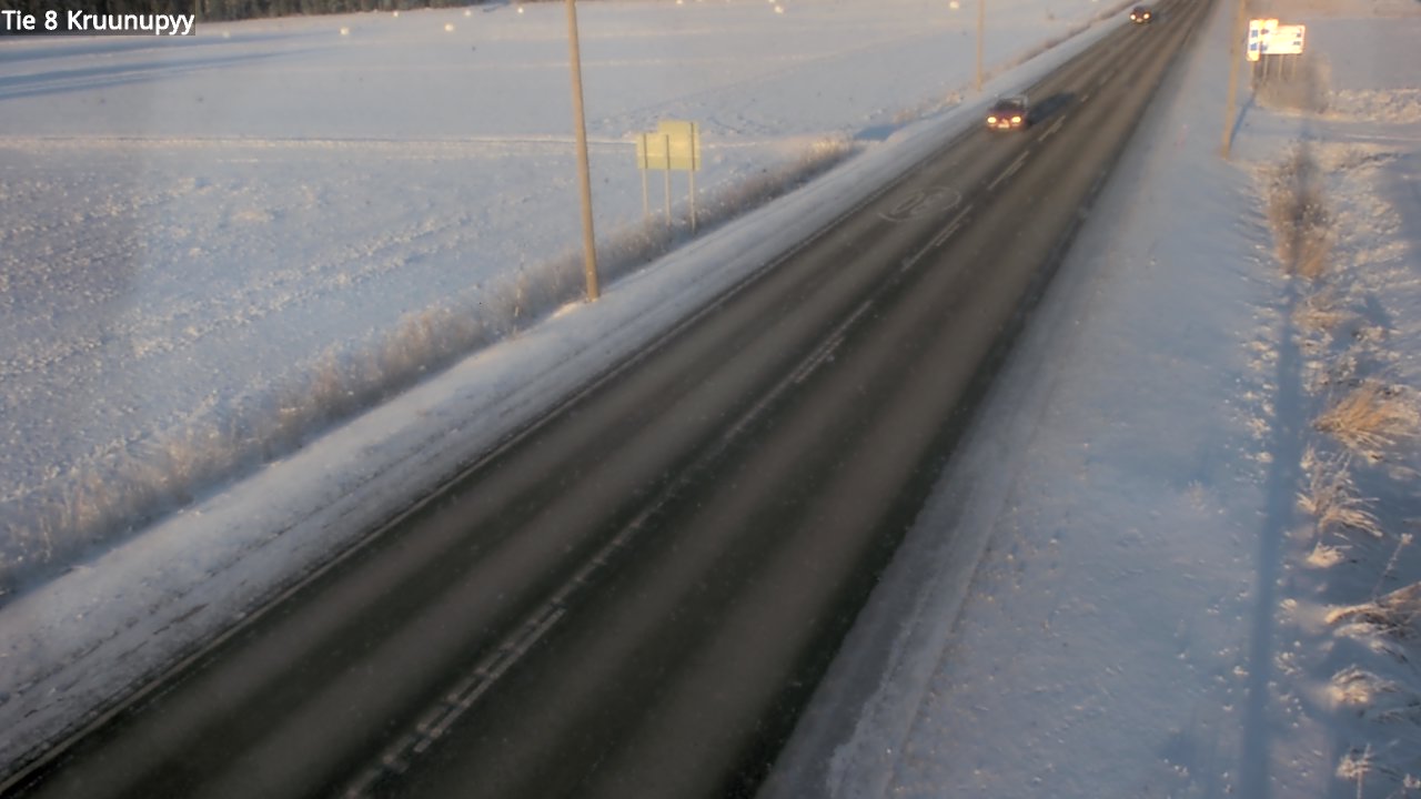 Weather Camera Image Road 8 Kruunupyy, Kruunupyy, Pohjanmaa