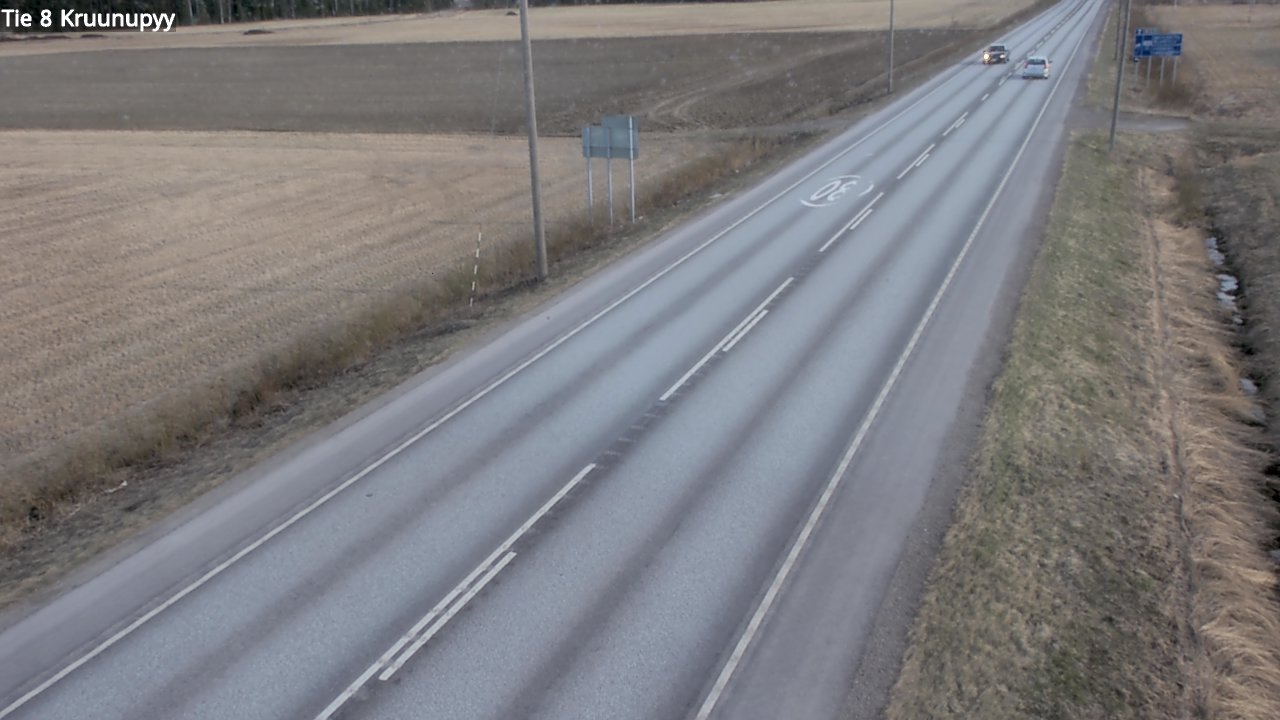 Weather Camera Image Road 8 Kruunupyy, Kruunupyy, Pohjanmaa