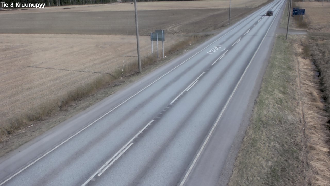 Weather Camera Image Väg 8 Kronoby, Kruunupyy, Pohjanmaa