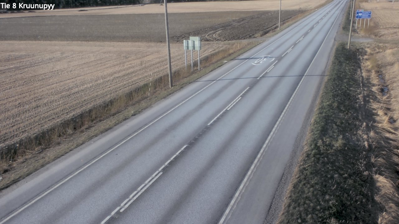 Weather Camera Image Road 8 Kruunupyy, Kruunupyy, Pohjanmaa