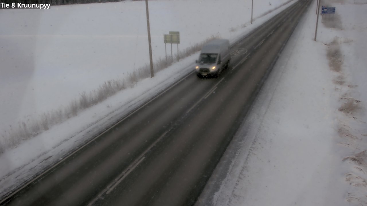 Weather Camera Image Road 8 Kruunupyy, Kruunupyy, Pohjanmaa