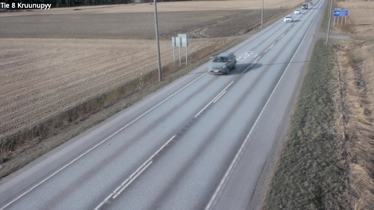 Weather Camera Image Road 8 Kruunupyy, Kruunupyy, Pohjanmaa