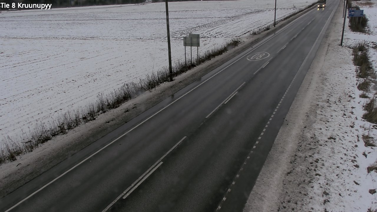 Weather Camera Image Road 8 Kruunupyy, Kruunupyy, Pohjanmaa