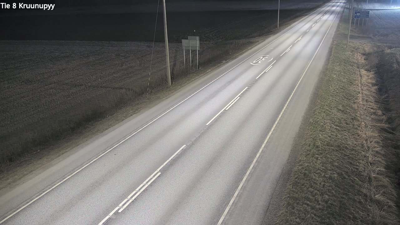 Weather Camera Image Road 8 Kruunupyy, Kruunupyy, Pohjanmaa