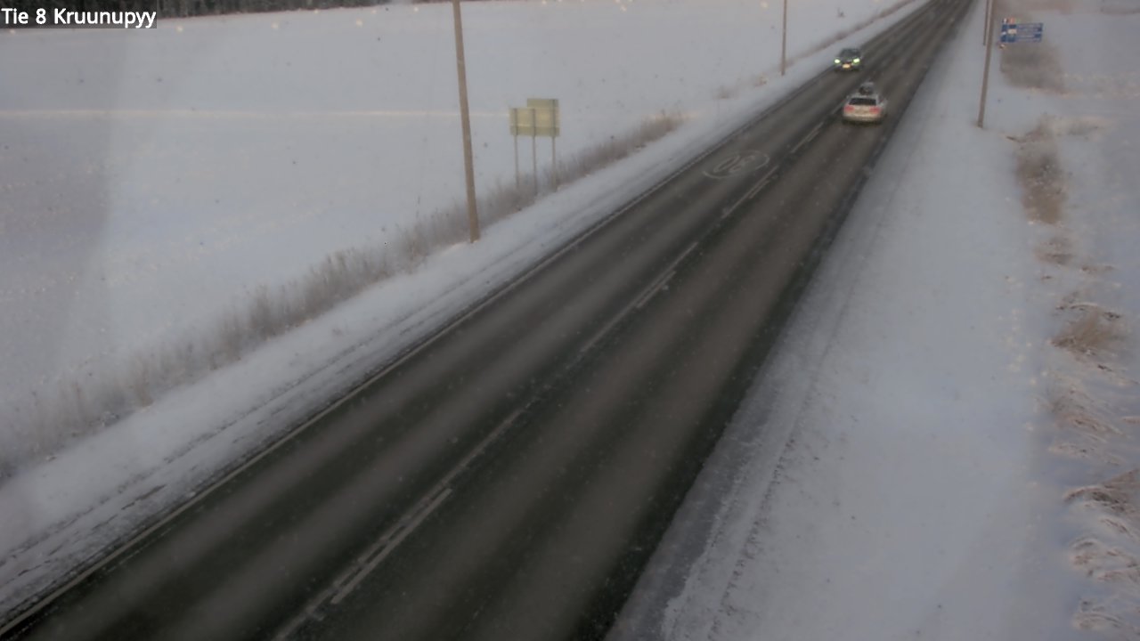 Weather Camera Image Road 8 Kruunupyy, Kruunupyy, Pohjanmaa