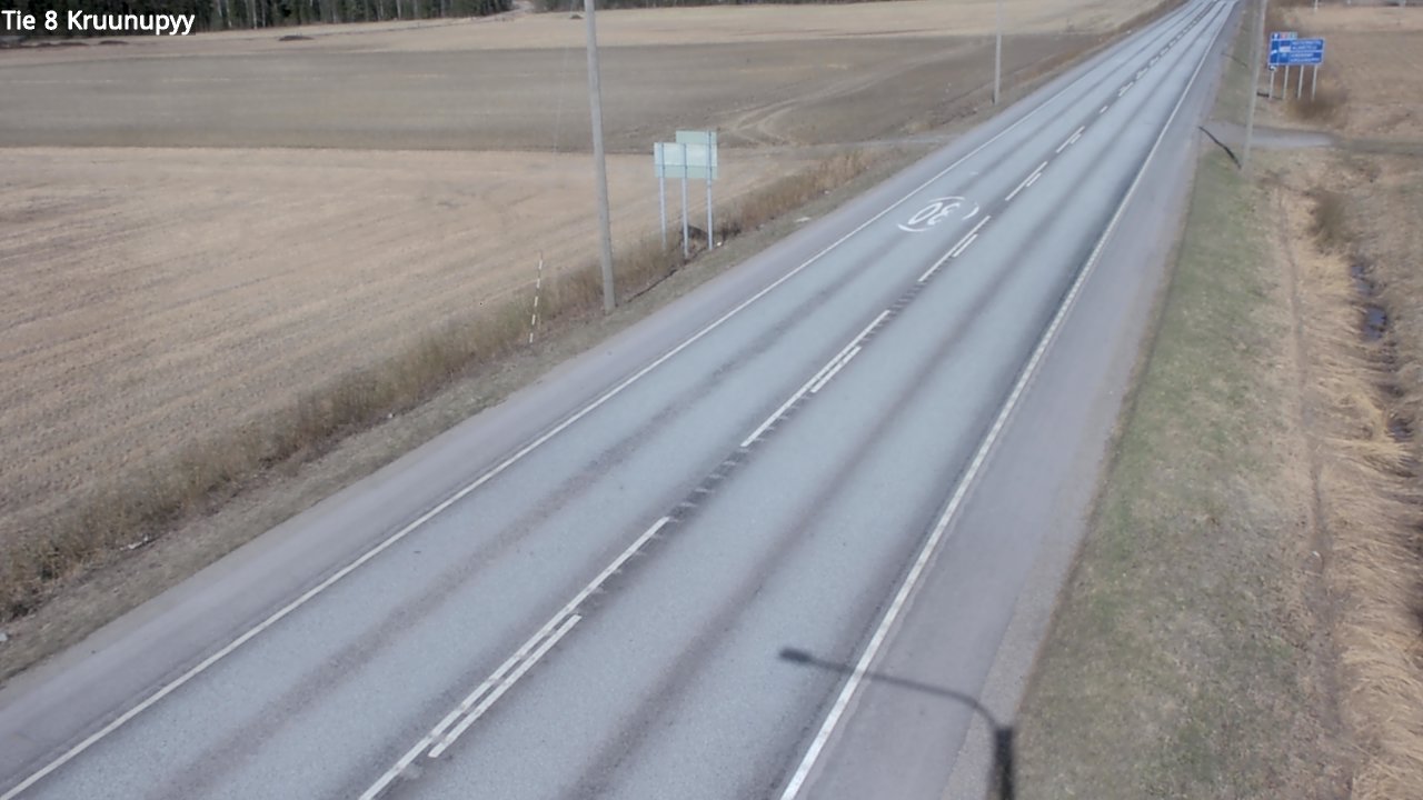Weather Camera Image Road 8 Kruunupyy, Kruunupyy, Pohjanmaa