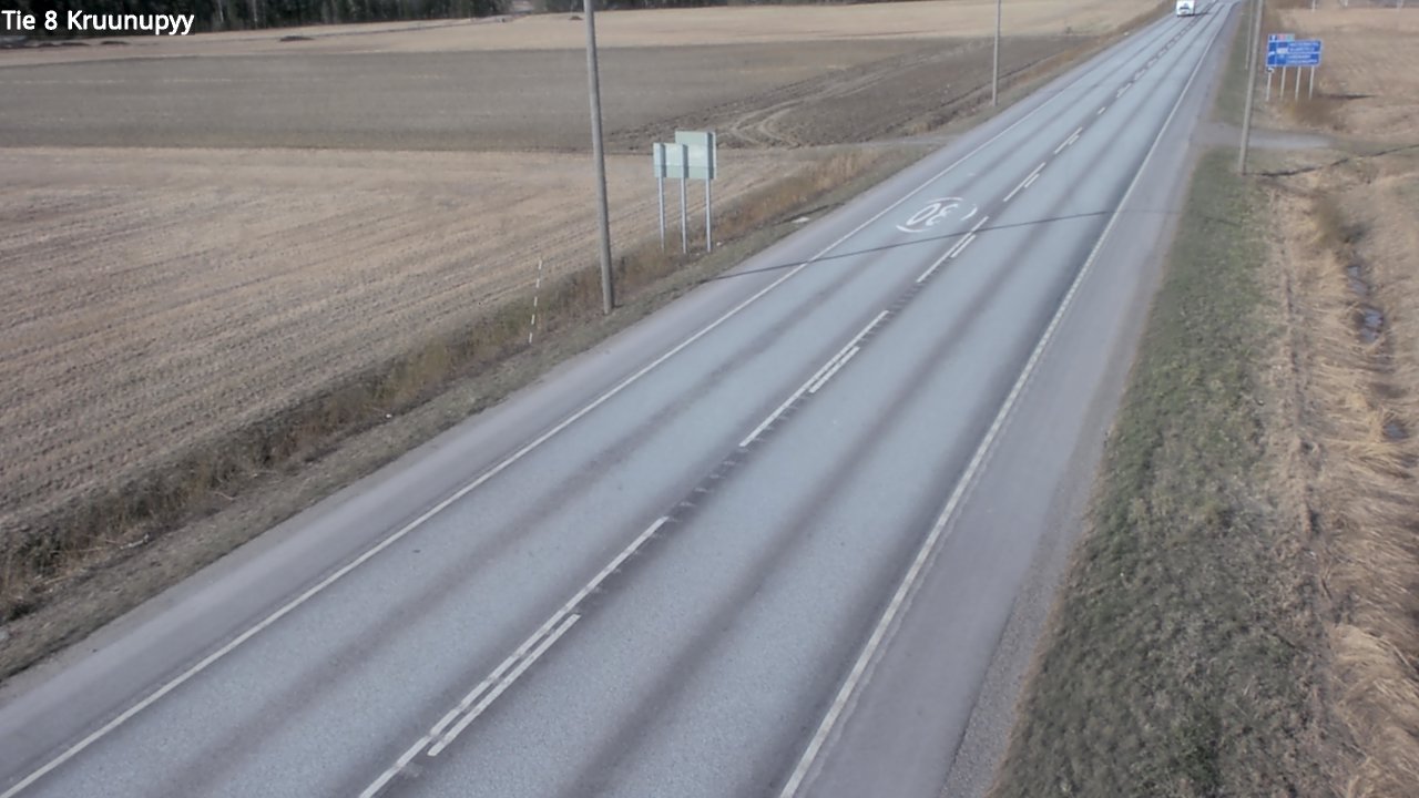 Weather Camera Image Road 8 Kruunupyy, Kruunupyy, Pohjanmaa