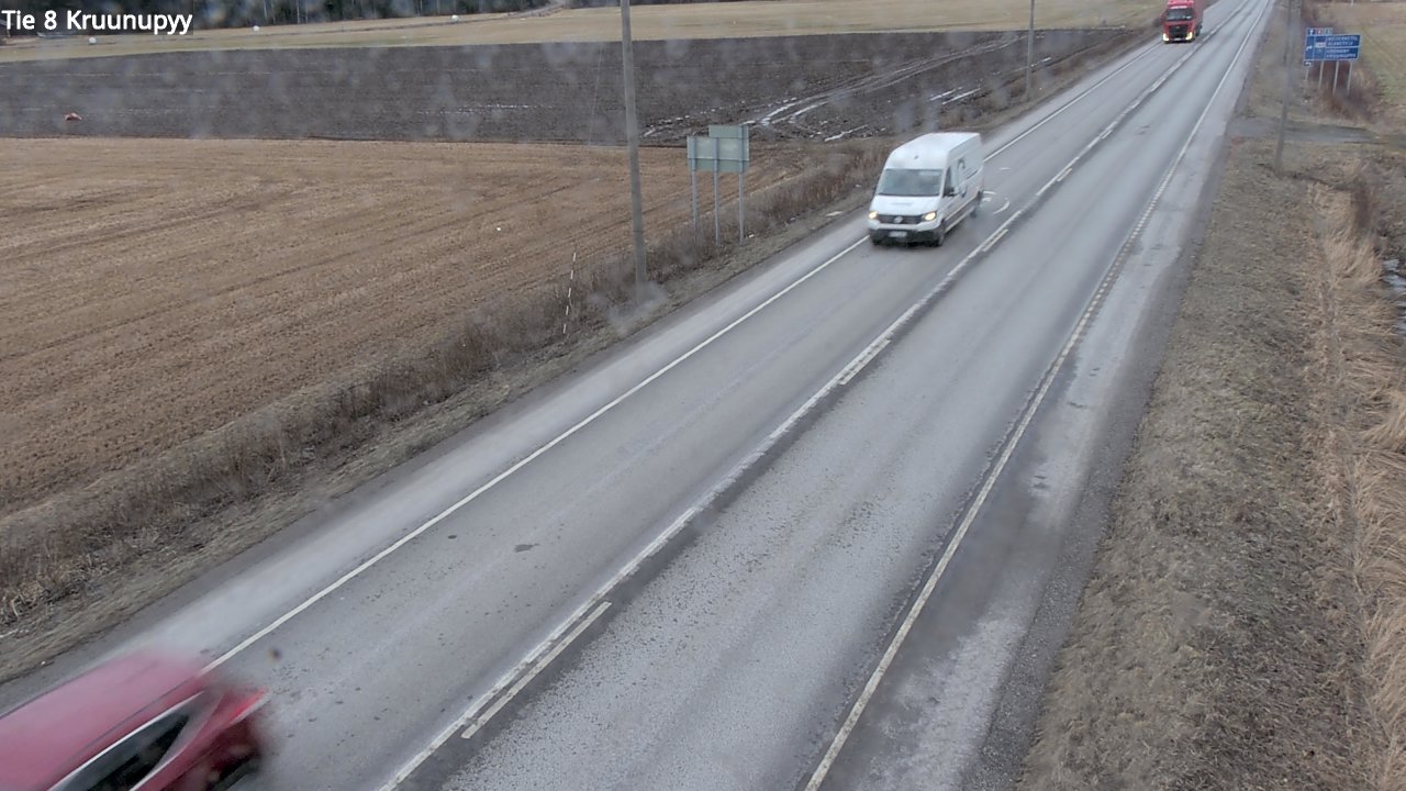 Weather Camera Image Road 8 Kruunupyy, Kruunupyy, Pohjanmaa