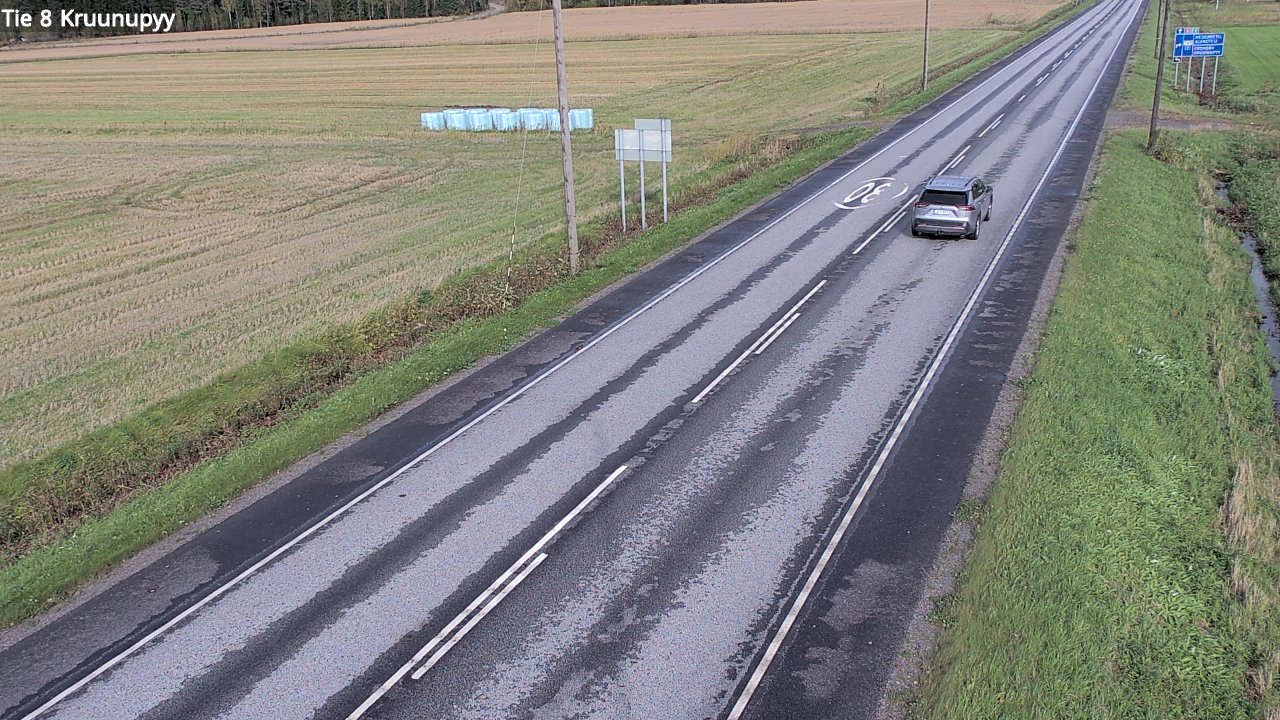 Weather Camera Image Väg 8 Kronoby, Kruunupyy, Pohjanmaa