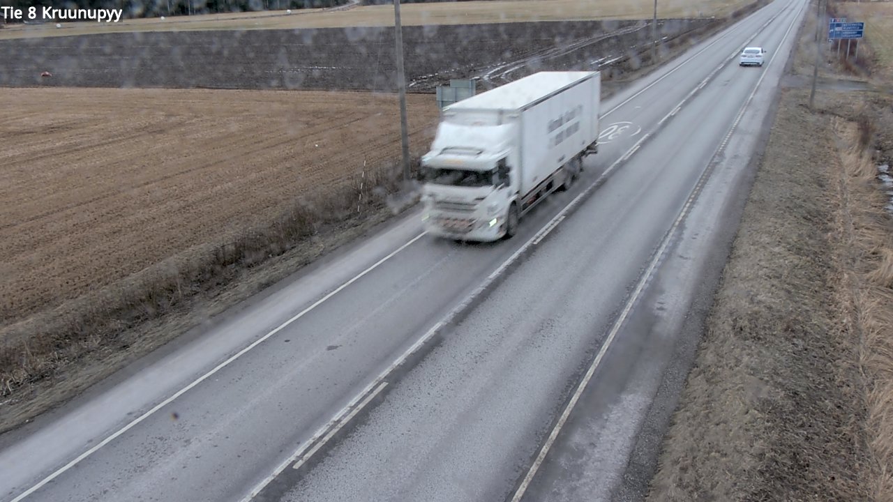 Weather Camera Image Väg 8 Kronoby, Kruunupyy, Pohjanmaa