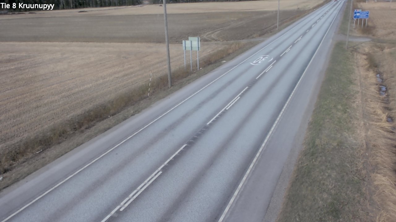 Weather Camera Image Road 8 Kruunupyy, Kruunupyy, Pohjanmaa