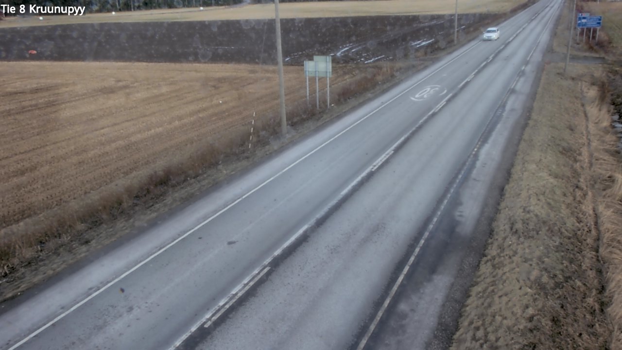 Weather Camera Image Väg 8 Kronoby, Kruunupyy, Pohjanmaa