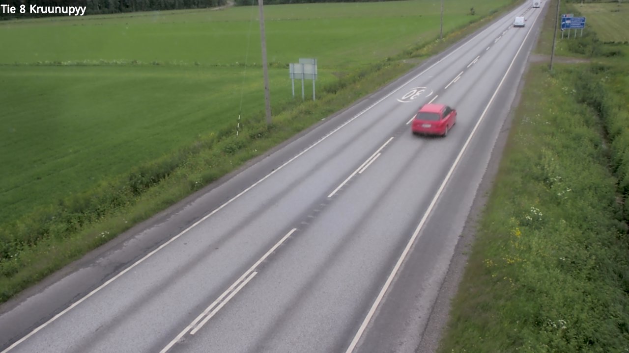 Weather Camera Image Road 8 Kruunupyy, Kruunupyy, Pohjanmaa
