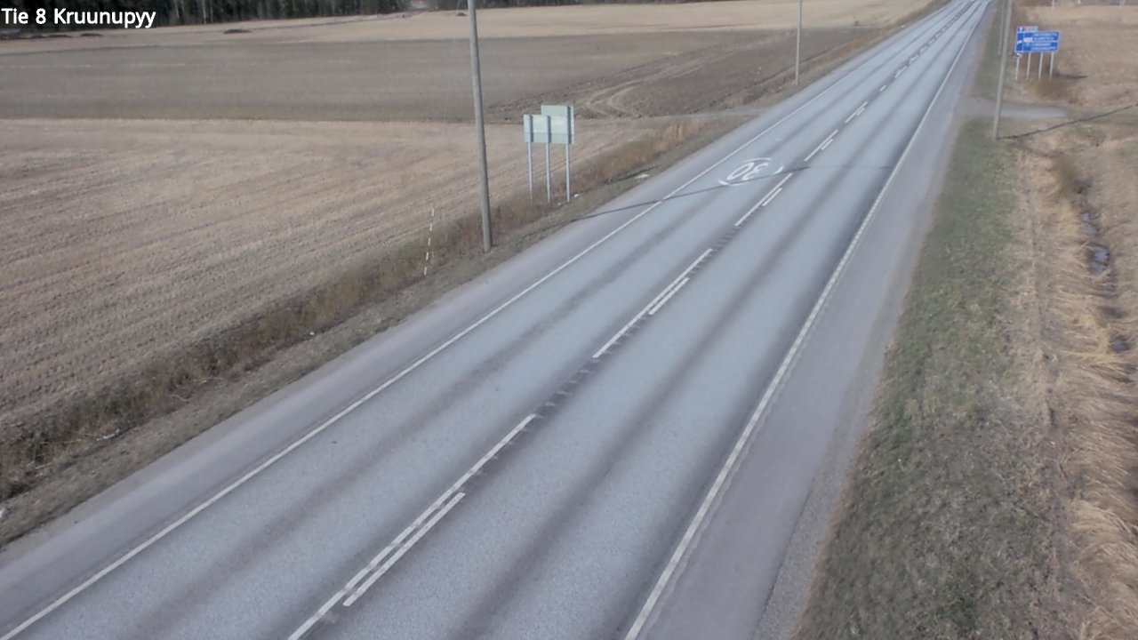 Weather Camera Image Road 8 Kruunupyy, Kruunupyy, Pohjanmaa