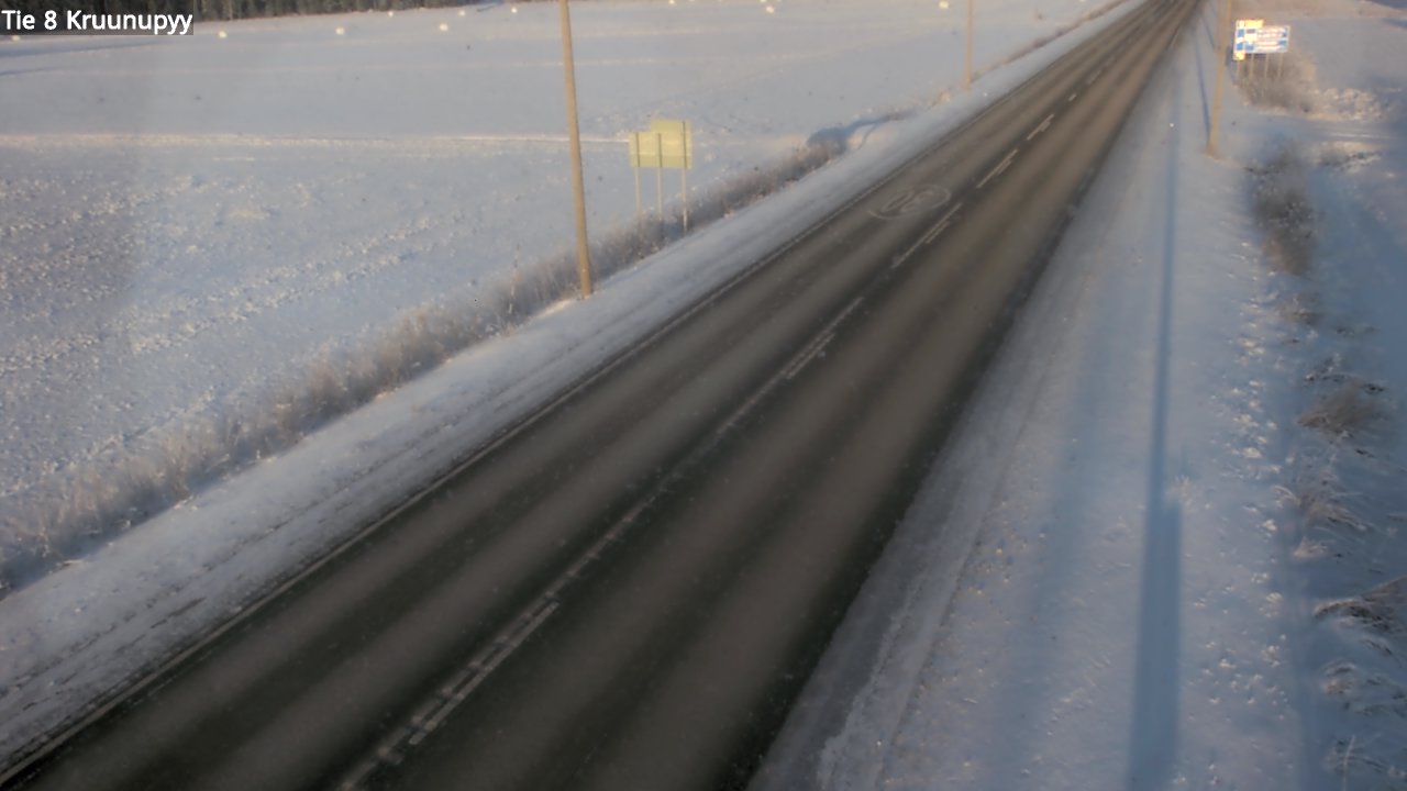Weather Camera Image Road 8 Kruunupyy, Kruunupyy, Pohjanmaa